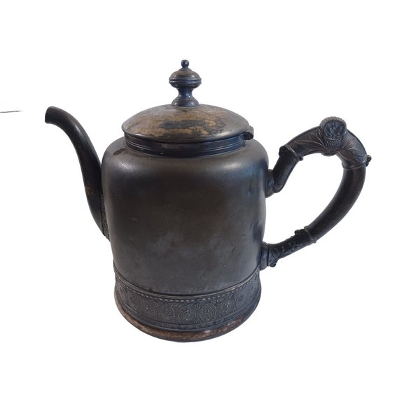 4 Piece PairPoint Quadrupleplate Silver Tea Coffee Pot Creamer Sugar Set USA Vtg - Picture 7 of 13